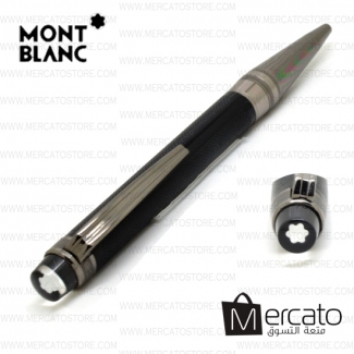 قلم مونت بلان مميز أنيق الشكل فضي & أسود