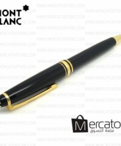 قلم مونت بلان مميز وبشكل أنيق ذهبي & أسود