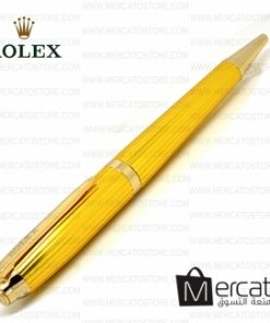 قلم رولكس مميز وبشكل أنيق باللون الذهبي