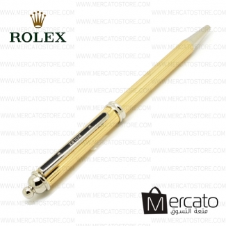 قلم رولكس مميز وبشكل أنيق بالشكل الذهبي