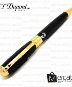 قلم ماركة ديبون بشكل مميز وأنيق أسود & ذهبي