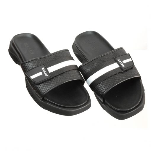 حذاء بالي للرجال أسود اللون مصنوع من الجلد الطبيعي الفاخر مقاس 43