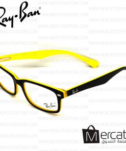 نظارة رجالي راي بان باللون الأصفر المميز