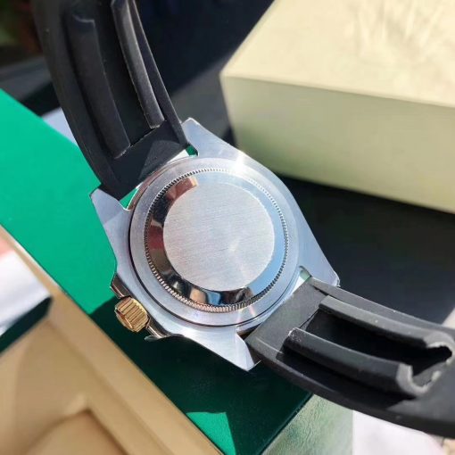⁦Rolex تقليد ساعة رولكس ساب مارينر إطار مطاطي بأرضية لون أسود للرجال مقاس 40⁩ - الصورة ⁦7⁩