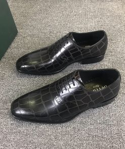 حذاء رسمي Berluti للرجال بيرلوتي بلون أسود