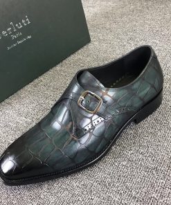 حذاء رجالي رسمي Berluti بيرلوتي بلون أسود