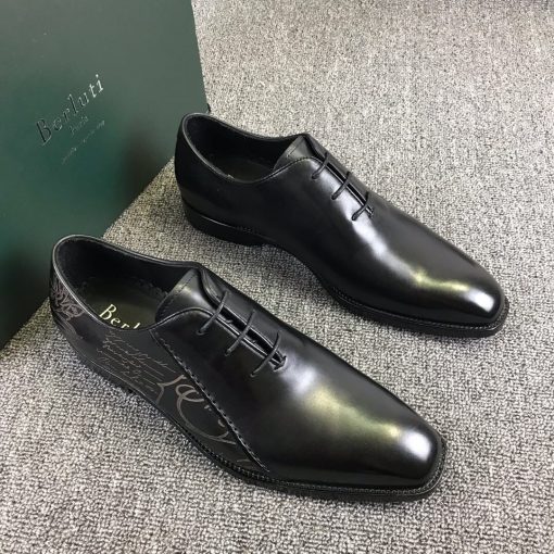 حذاء رسمي Berluti بيرلوتي رجالي أسود اللون