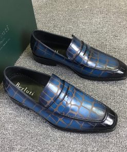 حذاء رسمي Berluti بيرلوتي باللون الكحلي