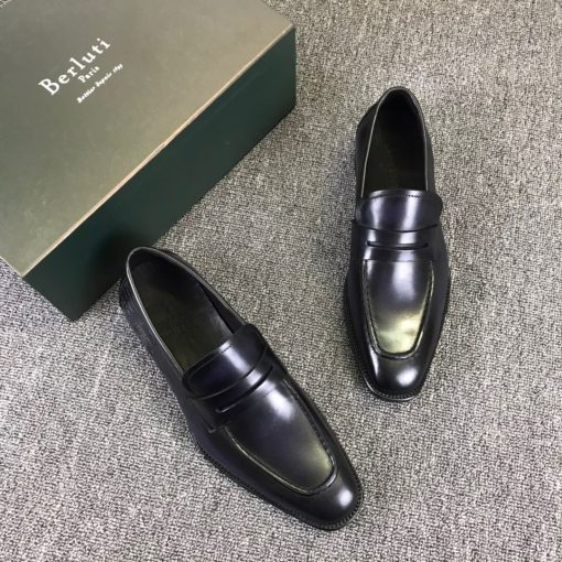 حذاء رسمي Berluti بيرلوتي باللون الأسود