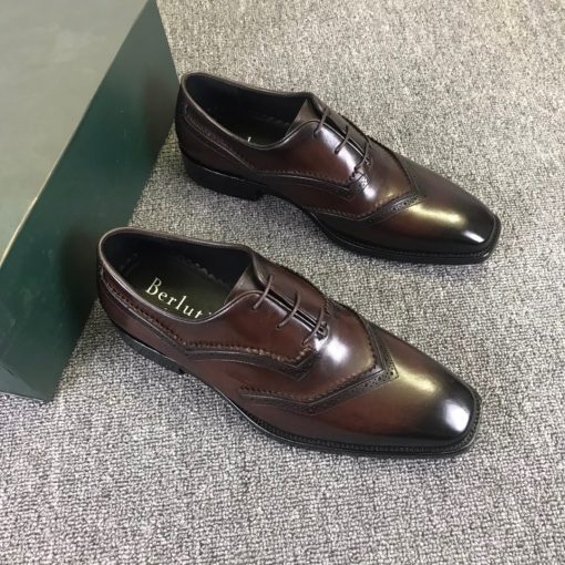 حذاء Berluti بيرلوتي رسمي بلون بني غامق