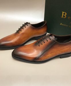 حذاء رسمي بيرلوتي Berluti رائع بني اللون