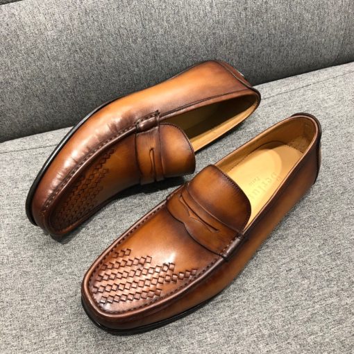 ⁦حذاء سبور بيرلوتي Berluti رجالي بلون بني⁩ - الصورة ⁦3⁩