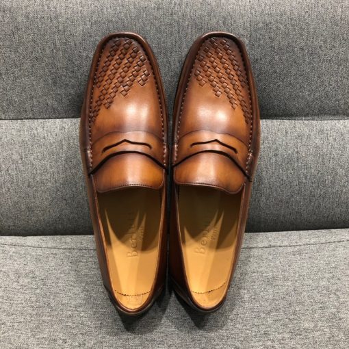 ⁦حذاء سبور بيرلوتي Berluti رجالي بلون بني⁩ - الصورة ⁦4⁩