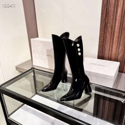 حذاء جيمي شو للنساء بلون أسود