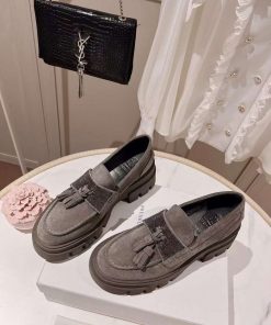 حذاء برونيلو كوتشينيلي للنساء بلون رمادي