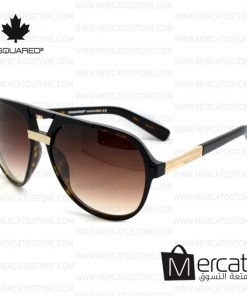 نظارة رجالي دي سكويرد باللون البني