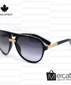 نظارة رجالي دي سكويرد باللون الأسود