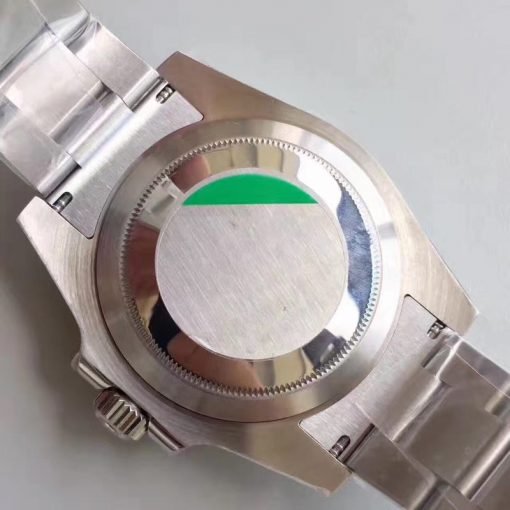 ⁦Rolex  ساعة رولكس تقليد جي إم تي فضية بالتاريخ بأرضية لون أسود للرجال مقاس 40⁩ - الصورة ⁦4⁩