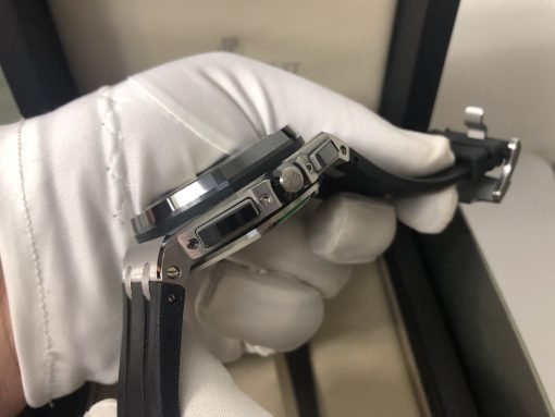⁦Audemars Piguet ساعة تقليد اويمر بيغيه إطار أسود بأرضية لون أبيض للرجال مقاس 42⁩ - الصورة ⁦5⁩