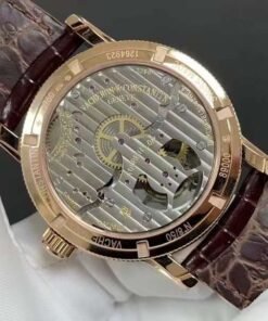 تقليد فاشرون كونستانتين Vacheron Constantin بإطار نحاسي وأرضية بلون أبيض للرجال مقاس 42